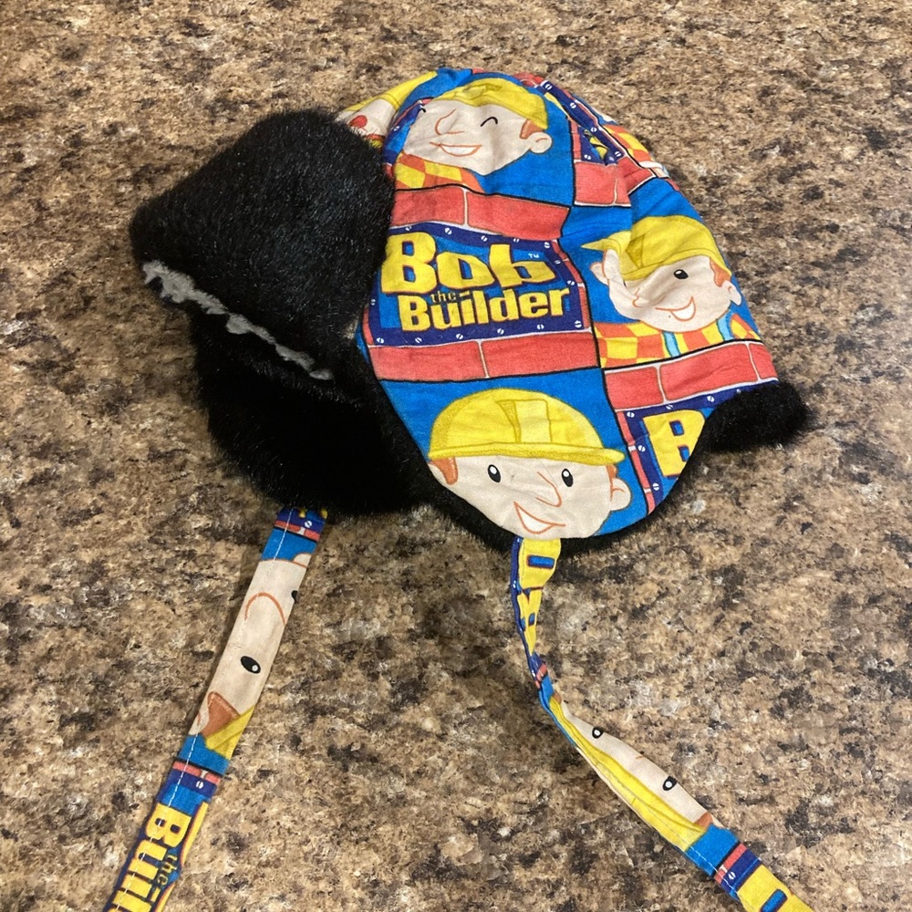 Bob the Builder Winter Trappers hat. Fits toddler 2T/3T